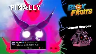Venom Rework TRAILER FINALLY HERE! Release Date + Leaked in bloxfruits Update 