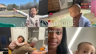 Day In The Life of a Military Spouse / SAHM : chit chat, about us, & home improvement to sell!