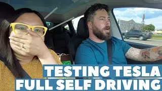 Testing Tesla’s Full Self Driving Beta Feature - Model Y - Ep. 41 - Lindork Does Life