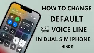 How to Change Default Voice line in iPhone | Hindi