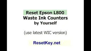 Reset Epson L365, L800, L1300, L1800 end of their service life, red light blinking