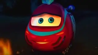 3D Animation for children. Funny Kid's cartoons. TRAINS. A trap for little Indians