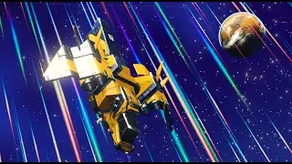 Best Hauler in No Man's Sky! Black and Yellow Spiked Hauler