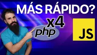 PHP es 4 veces más rápido que JavaScript
