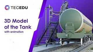 3D model of the tank and animation of the loading mechanism