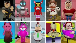 Kitty & Piggy.Exe Speedrun from Wilson Prison, Escape Mr Fast Food, Mega Hospital, CowBoy Robby bank