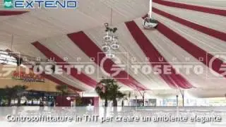 Controsoffittature per Tendostrutture - Extend
