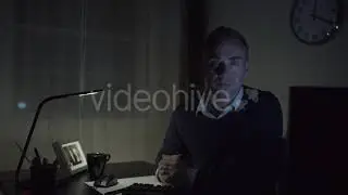 Serious Man At His Office Desk | Stock Footage - Envato elements