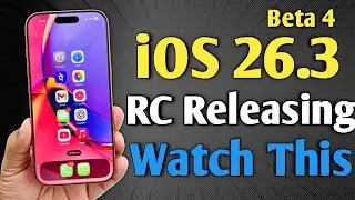 iOS 26.3 Beta 4 or RC Release