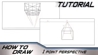 How to Draw 1 Point Perspective (Manga Studio) Tutorial