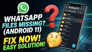 WhatsApp File Not Showing Problem in Android /WhatsApp File Not Showing In File manager