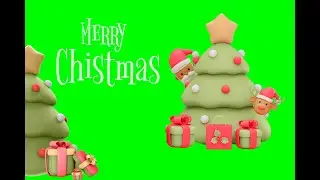 Green screen Christmas background