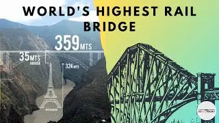 world's highest railway bridge | Chenab rail bridge