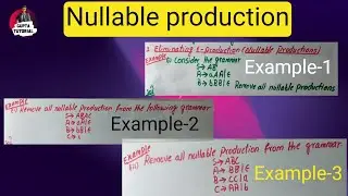 Nullable production with example 