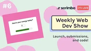 The Weekly Web Dev Show: HTML, CSS JavaScript  Live-coding