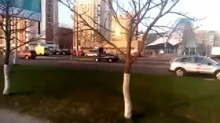 Сливная катка с ГАИ. Гомель, 14.04.2018