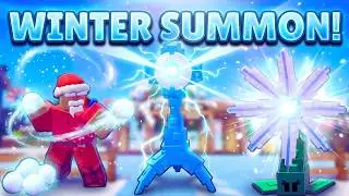 The WINTER SUMMON SHOWCASE in Garden Tower Defense!
