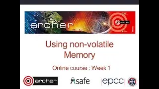 Using non-volatile memory - Week 1 - Online course 2020