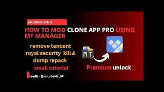 LEARN MODDING | How to MOD Clone App Pro using MT Manager (ReUpload) | Smali Reverse Engineering |