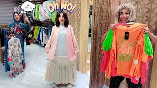 لما تنزل تجيب هدوم العيد مع امك👚😂|روان ستارز😍