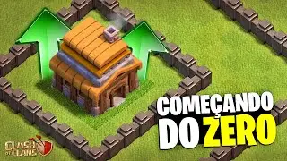 EM BUSCA DOS 6 CONSTRUTORES NA NOVA VILINHA! COMEÇANDO DO ZERO EM 2023 - Clash of Clans