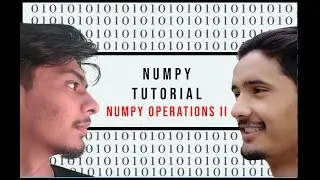 1.7. Numpy Operations II | Nepalima Numpy