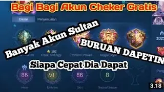 BAGI BAGI AKUN SULTAN MOBILE LEGENDS | ASUN CHEKER 2020