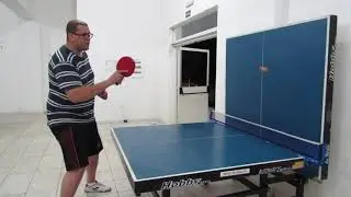 JOGANDO TÊNIS DE MESA / PING PONG SOZINHO!