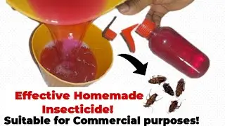 How to make Insecticide at Home! Homemade Insecticide Production full Recipe for Business!