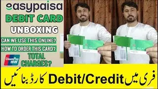 Unboxing Easypaisa ATM debit card 2021 How to Order EasyPaisa Debit Card 2021, Easy Paisa Debit Card