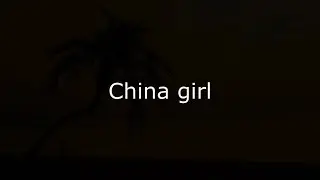 Levon Helm - China Girl (Lyrics video)
