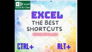 MS Excel - Shortcuts Ctrl+A to Ctrl+Z  & Alt +H | learn These Shortcut keys in 