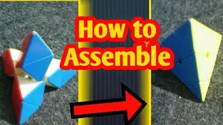 How to assemble or disassemble pyraminx cube | In hindi | Siddhant Cuber