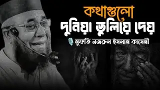 কথাগুলো দুনিয়া ভুলিয়ে দেয়!! মুফতি নজরুল ইসলাম কাসেমী নতুন লেকচার/ Mufti Nazrul Islam kasemi waz