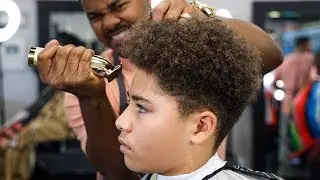 HAIRCUT TUTORIAL: MID FADE CURLY TOP