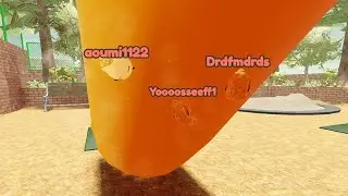 Roblox: Secret Staycation - Funny Slide Glitch On Playground