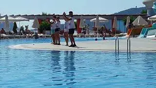 Mamaris   Green Nature Diamond Hotel Pool WakeUp Morning Dance