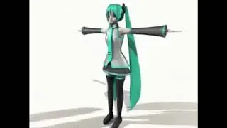 around the world but it's sung by Hatsune Miku