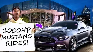 Giving Random People Rides in 1000HP Mustang *GONE WRONG*