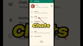 How to Backup Your WhatsApp Chat || WhatsApp Chat Backup #Whatsapp #whatsappchatbackup