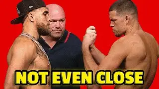 Jake Paul vs Nate Diaz in MMA would not be close...