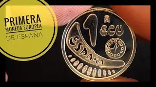 MONEDA 1 ECU de PLATA 1989