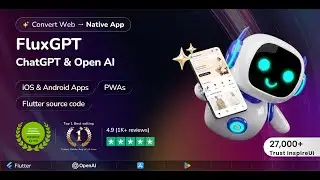 FluxGPT 🔥 Powerful ChatGPT, OpenAI Writing Assistant & Image Generator (Flutter Full App)