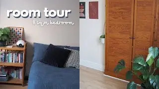 Room Tour | 8 Sqm Bedroom | Minimal, Plants, Mid-Century Modern Inspired