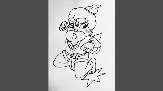 Rambhakt Hanuman drawing for kids #shorts #drawing