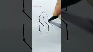 3D letter S #shorts