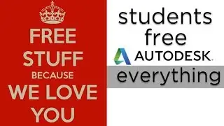 STUDENTS GET FREE INVENTOR, 3DS MAX, MAYA, REVIT, FUSION 360, AUTOCAD... EVERYTHING!