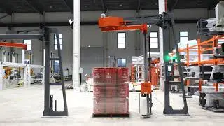 Single Rotary Arm Pallet Wrapping Machine SMART WASP X1000MP