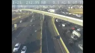CDOT i25 @ Park Avenue (rush hour @ 7min, 8x speed)