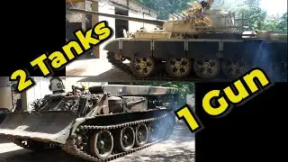 Two tanks, 1 gun! Tank main gun mounting with the ARV (Type 69-II & T55)